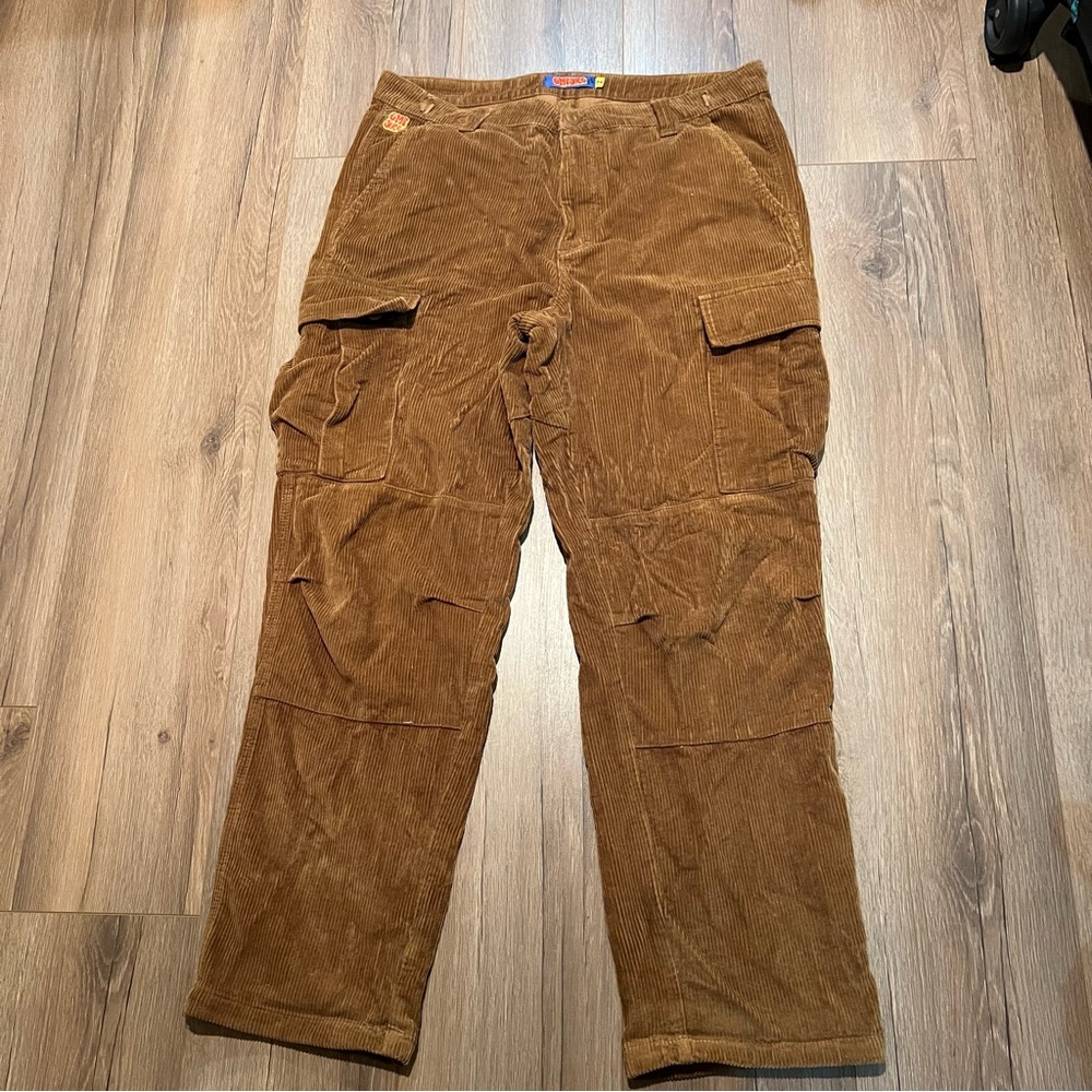 Empyre Brown Corduroy Cargo Pants
